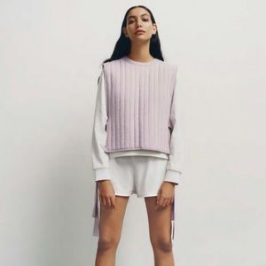 Zara Lavender Combination Sweater S